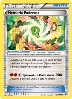 Carta Memoria Poderosa de la expansión Destinos Enfrentados, número 108/124