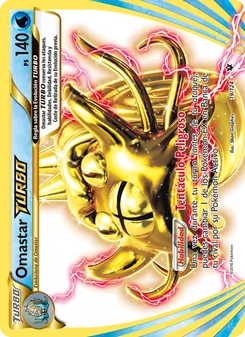 Carta Omastar TURBO de la expansión Destinos Enfrentados, número 19/124