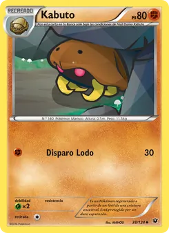 Carta Kabuto de la expansión Destinos Enfrentados, número 38/124