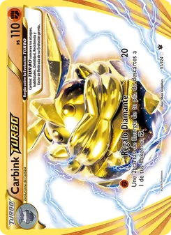 Carta Carbink TURBO de la expansión Destinos Enfrentados, número 51/124
