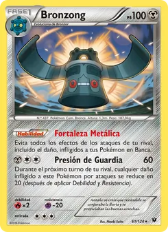 Carta Bronzong de la expansión Destinos Enfrentados, número 61/124