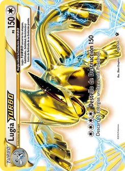 Carta Lugia TURBO de la expansión Destinos Enfrentados, número 79/124