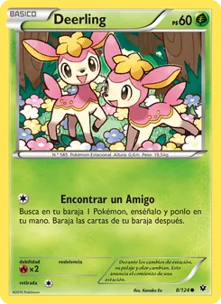 Carta Deerling de la expansión Destinos Enfrentados, número 8/124