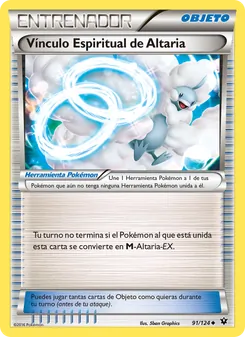 Carta Vínculo Espiritual de Altaria de la expansión Destinos Enfrentados, número 91/124