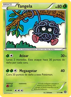 Carta Tangela de la expansión Asedio de Vapor, número 1/114