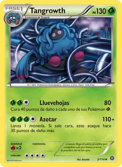 Carta Tangrowth de la expansión Asedio de Vapor, número 2/114
