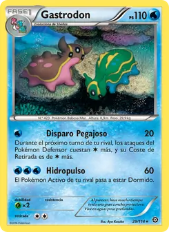 Carta Gastrodon de la expansión Asedio de Vapor, número 29/114