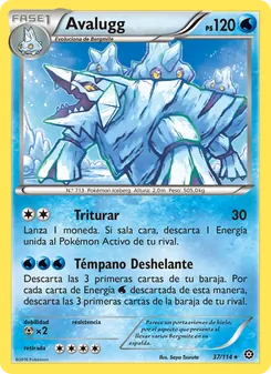 Carta Avalugg de la expansión Asedio de Vapor, número 37/114