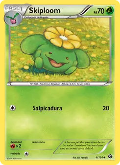 Carta Skiploom de la expansión Asedio de Vapor, número 4/114