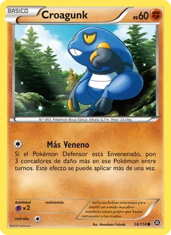 Carta Croagunk de la expansión Asedio de Vapor, número 58/114