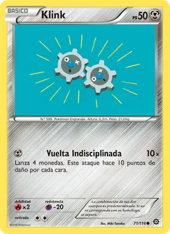 Carta Klink de la expansión Asedio de Vapor, número 71/114