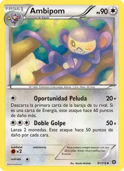 Carta Ambipom de la expansión Asedio de Vapor, número 91/114