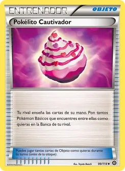 Carta Pokélito Cautivador de la expansión Asedio de Vapor, número 99/114