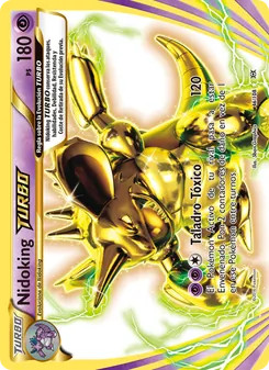 Carta Nidoking TURBO de la expansión Evoluciones, número 46/108