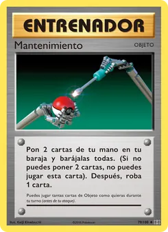 Carta Mantenimiento de la expansión Evoluciones, número 79/108