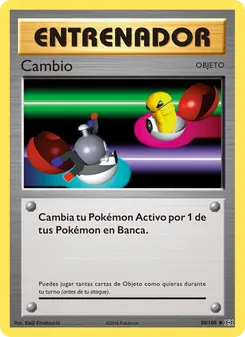 Carta Cambio de la expansión Evoluciones, número 88/108