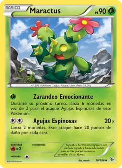 Carta Maractus de la expansión Destellos de Fuego, número 10/106