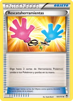 Carta Rescataherramientas de la expansión Puños Furiosos, número 101/111