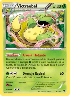Carta Victreebel de la expansión Puños Furiosos, número 3/111