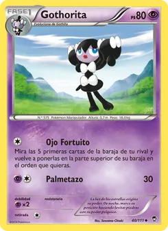 Carta Gothorita de la expansión Puños Furiosos, número 40/111