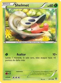 Carta Shelmet de la expansión Puños Furiosos, número 8/111