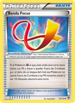 Carta Banda Focus de la expansión Puños Furiosos, número 91/111