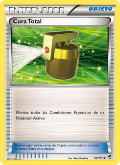 Carta Cura Total de la expansión Puños Furiosos, número 93/111