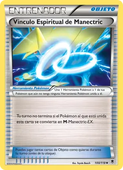 Carta Vínculo Espiritual de Manectric de la expansión Fuerzas Fantasmales, número 100/119