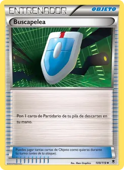 Carta Buscapelea de la expansión Fuerzas Fantasmales, número 109/119