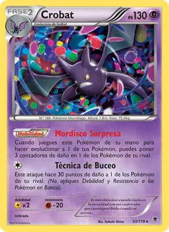 Carta Crobat de la expansión Fuerzas Fantasmales, número 33/119