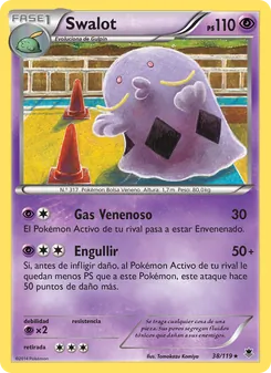 Carta Swalot de la expansión Fuerzas Fantasmales, número 38/119
