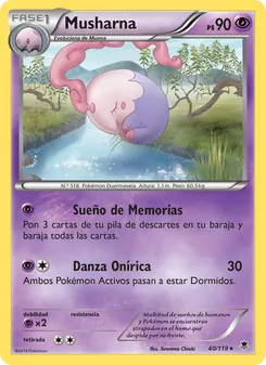 Carta Musharna de la expansión Fuerzas Fantasmales, número 40/119