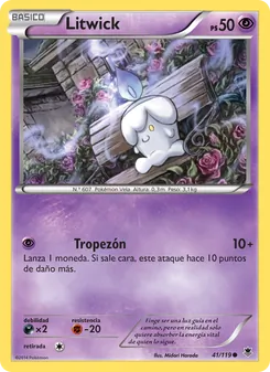 Carta Litwick de la expansión Fuerzas Fantasmales, número 41/119