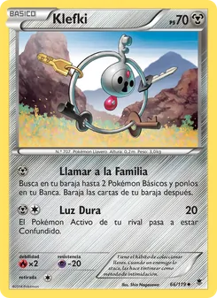 Carta Klefki de la expansión Fuerzas Fantasmales, número 66/119