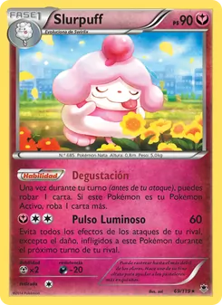 Carta Slurpuff de la expansión Fuerzas Fantasmales, número 69/119