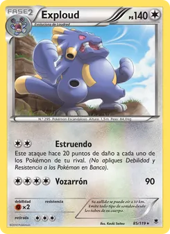 Carta Exploud de la expansión Fuerzas Fantasmales, número 85/119
