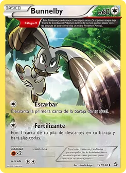 Carta Bunnelby de la expansión Duelos Primigenios, número 121/160