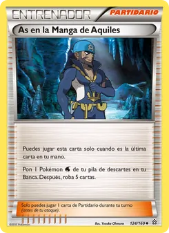 Carta As en la Manga de Aquiles de la expansión Duelos Primigenios, número 124/160