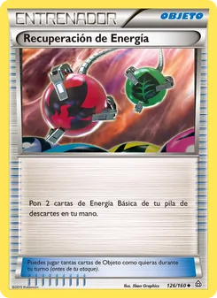 Carta Recuperación de Energía de la expansión Duelos Primigenios, número 126/160