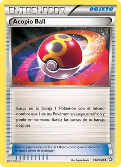 Carta Acopio Ball de la expansión Duelos Primigenios, número 136/160
