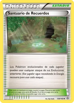 Carta Santuario de Recuerdos de la expansión Duelos Primigenios, número 139/160
