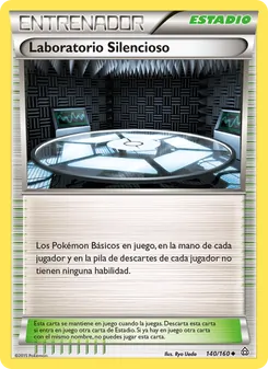 Carta Laboratorio Silencioso de la expansión Duelos Primigenios, número 140/160
