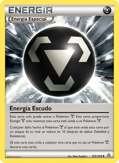 Carta Energía Escudo de la expansión Duelos Primigenios, número 143/160