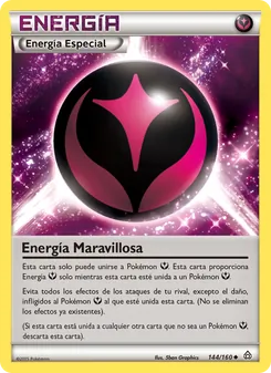 Carta Energía Maravillosa de la expansión Duelos Primigenios, número 144/160