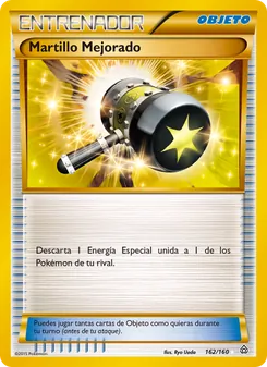 Carta Martillo Mejorado de la expansión Duelos Primigenios, número 162/160