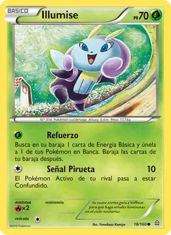 Carta Illumise de la expansión Duelos Primigenios, número 18/160