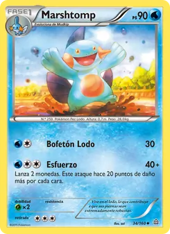 Carta Marshtomp de la expansión Duelos Primigenios, número 34/160