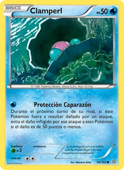 Carta Clamperl de la expansión Duelos Primigenios, número 49/160