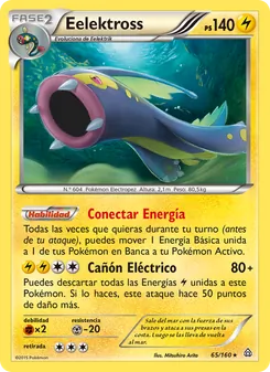 Carta Eelektross de la expansión Duelos Primigenios, número 65/160