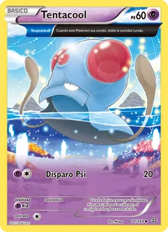 Carta Tentacool de la expansión Duelos Primigenios, número 71/160